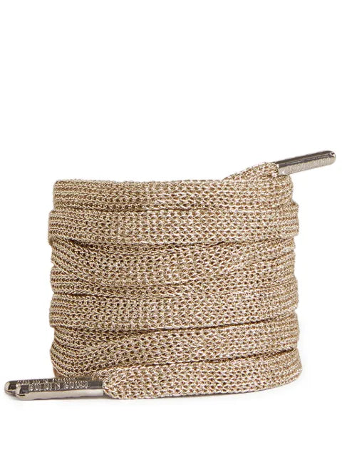 Golden Goose gold-coloured lurex laces