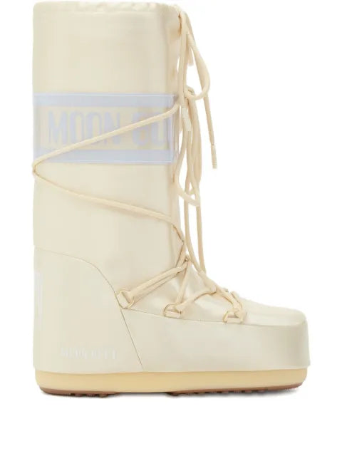 Moon Boot Icon ivory pearly boots