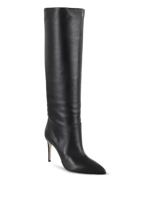 Paris Texas pointed-toe leather knee-high boots