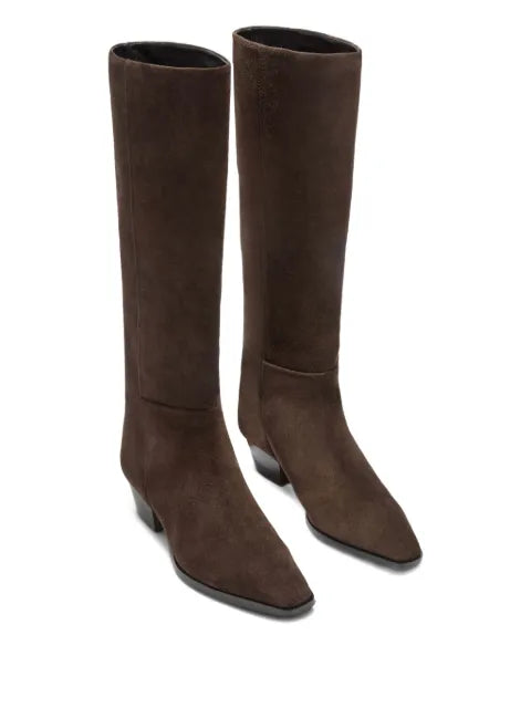 Aeyde suede knee-high boots