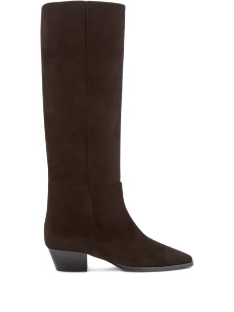 Aeyde suede knee-high boots