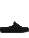 Birkenstock Naples Wrapped penny-strap suede mules