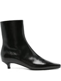 TOTEME slim naplack ankle boots