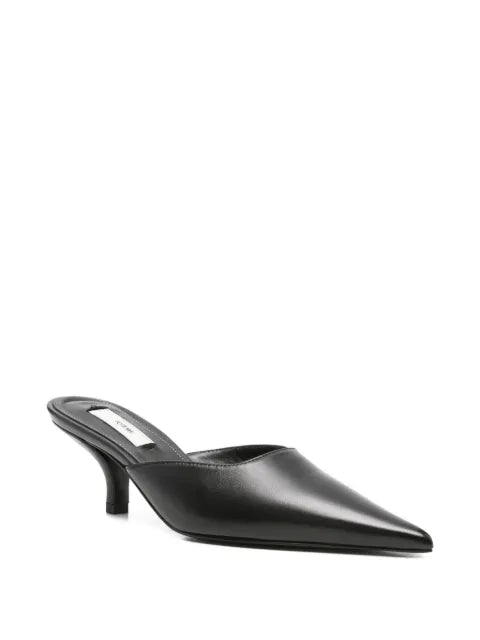 TOTEME sharp nappa mules