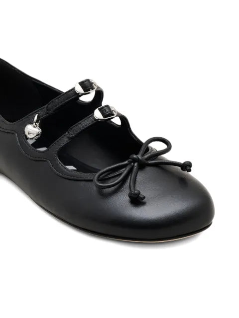 Marc Jacobs The Kiki buckle-embellished bow ballet flats