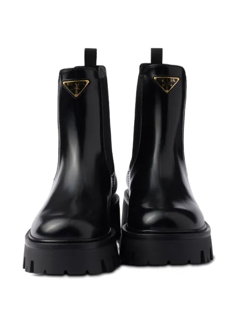 Prada leather Chelsea boots