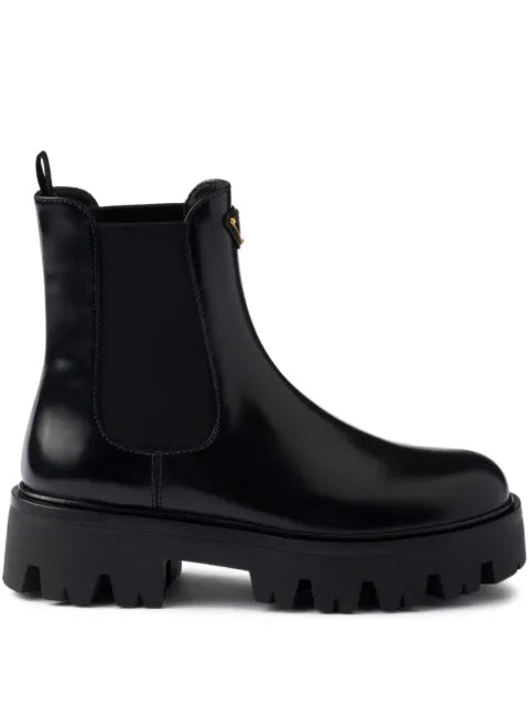 Prada leather Chelsea boots