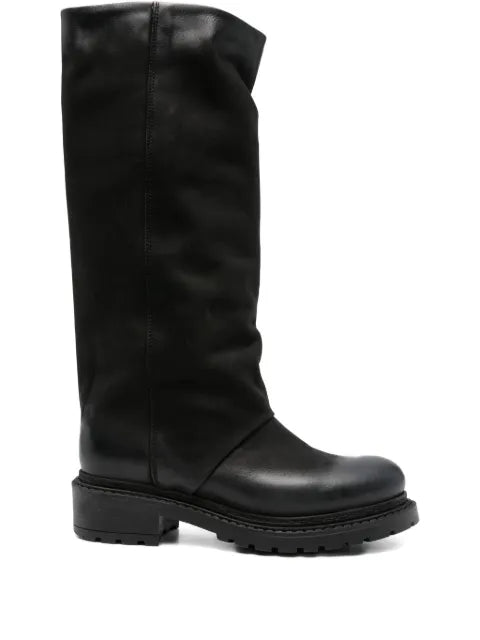Metisse 40mm slouch calf-leather boots