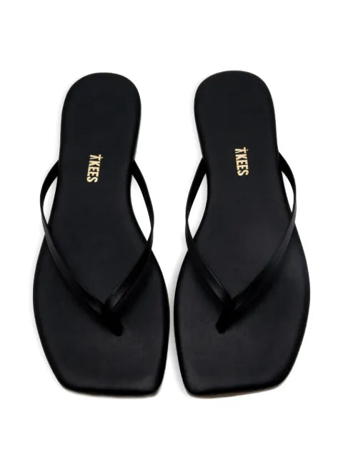 Tkees Lily leather flip-flops