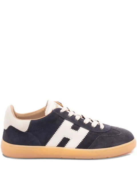 Hogan logo leather trainers