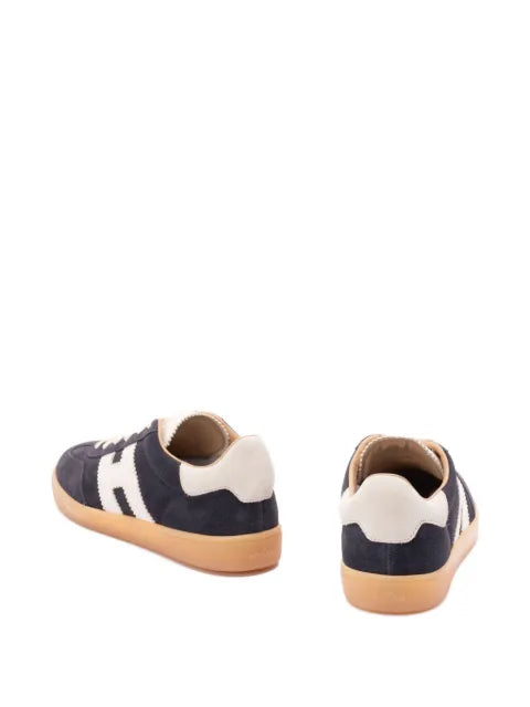 Hogan logo leather trainers