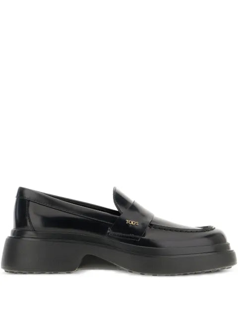 Tod's logo-plaque chunky-sole loafers