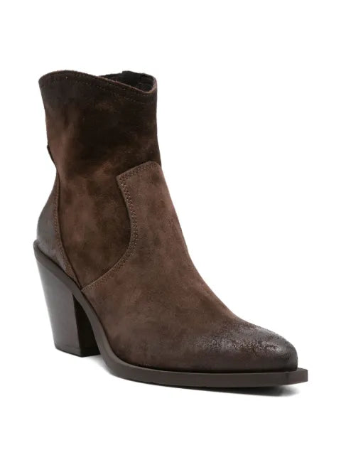 Metisse 85mm Texan pointed-toe block-heel boots