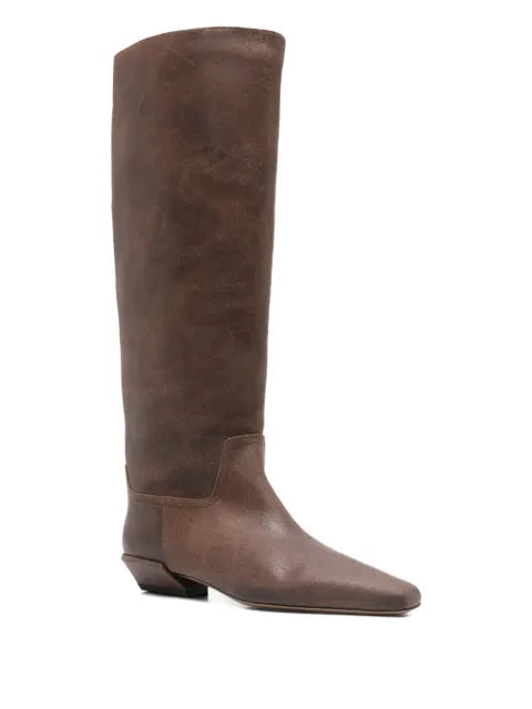 Paris Texas 30mm Bettina leather pointed-toe boots