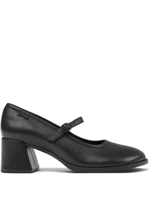 Camper leather block-heel Mary Jane shoes