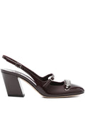 Jimmy Choo 70mm Belinda crystal-embellished slingback pumps