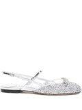 Jimmy Choo Belinda glitter-embellished slingback sandals
