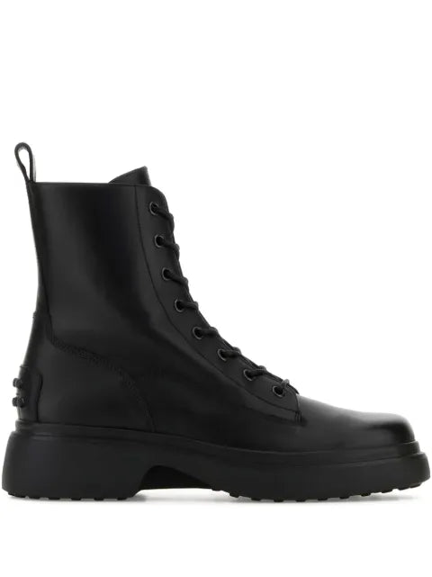 Tod's lace-up platform combat boots