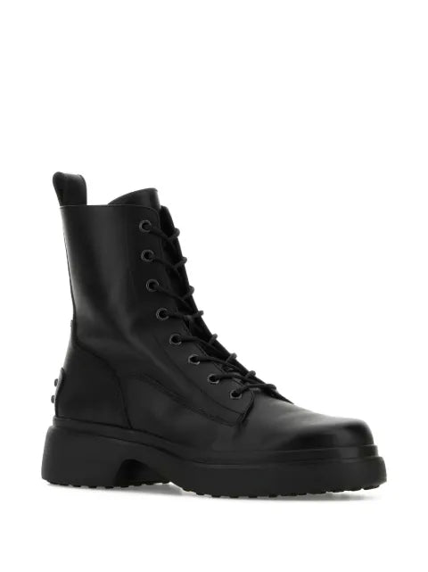 Tod's lace-up platform combat boots