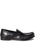 Miu Miu embossed-logo loafers