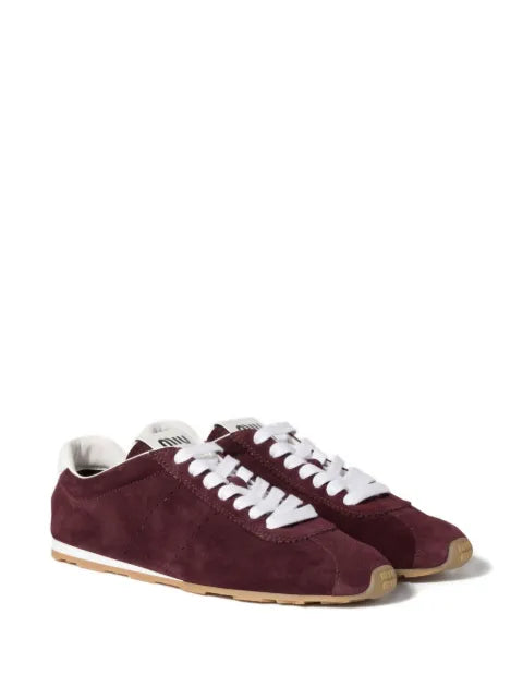 Miu Miu Plume suede sneakers