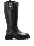 GANNI buckle-detail zipped knee-high boots