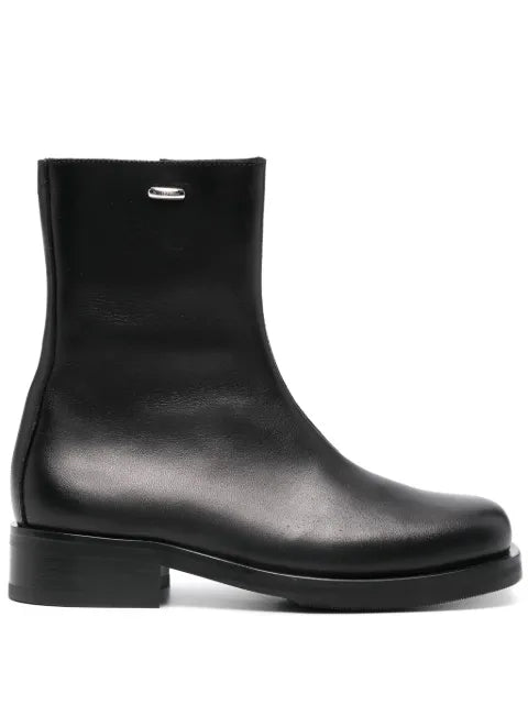 OUR LEGACY leather side-zip boots