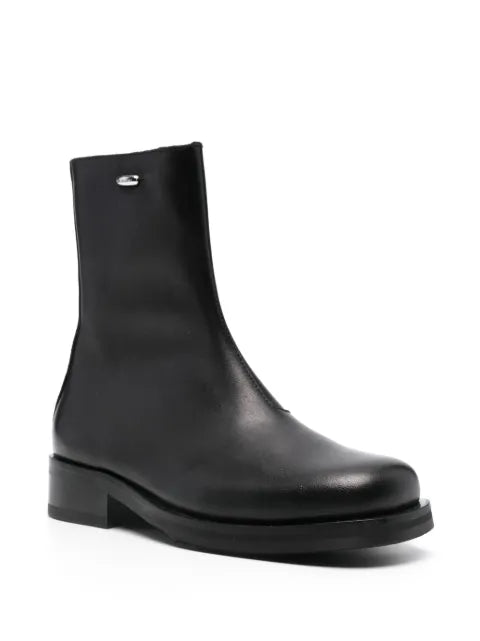 OUR LEGACY leather side-zip boots
