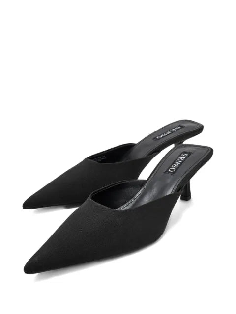 Senso 65mm pointed-toe heeled mules
