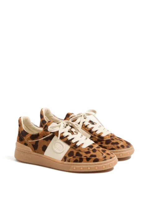 Valentino Garavani Upvillage trainer in pony-effect calfskin leather