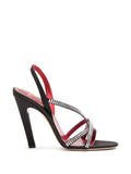 Valentino Garavani Dans Le Foyer satin sandals with crystals 105mm