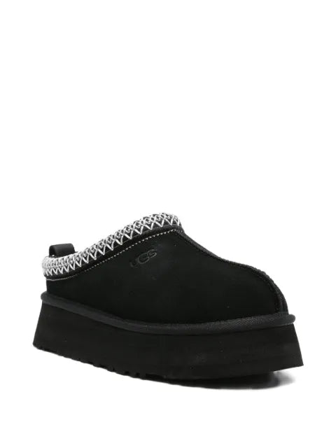 UGG Tazz II embroidered suede slippers