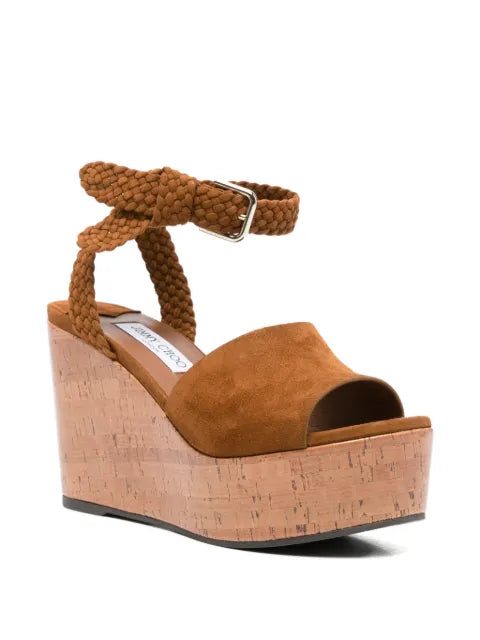 Jimmy Choo Jori 100 braided-strap sandals