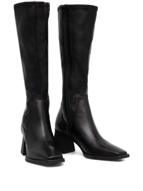 VAGABOND 70mm Hedda square-toe block-heel boots
