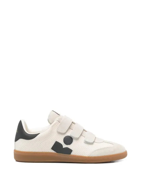 ISABEL MARANT perforated side-logo beth sneakers
