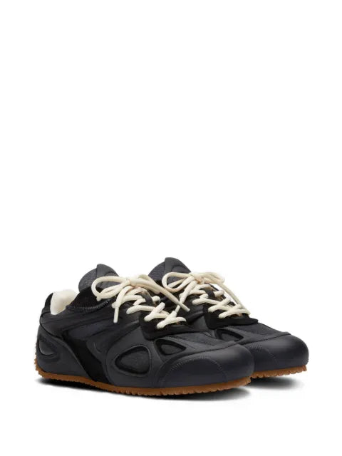 Axel Arigato leather panelled lace-up sneakers