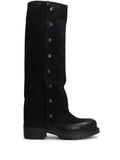 Metisse button-details knee-high boots