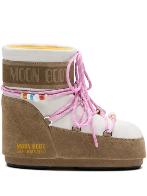 Moon Boot x Guest in Residence Icon Low beaded suede boots