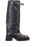 Miista buckle-fastening studded boots