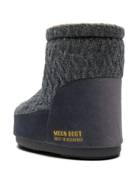 Moon Boot x Guest In Residence knit ankle boots