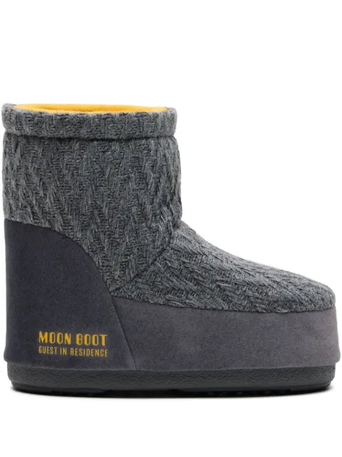 Moon Boot x Guest In Residence knit ankle boots