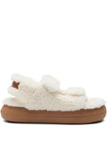 Moon Boot shearling touch-strap sandals