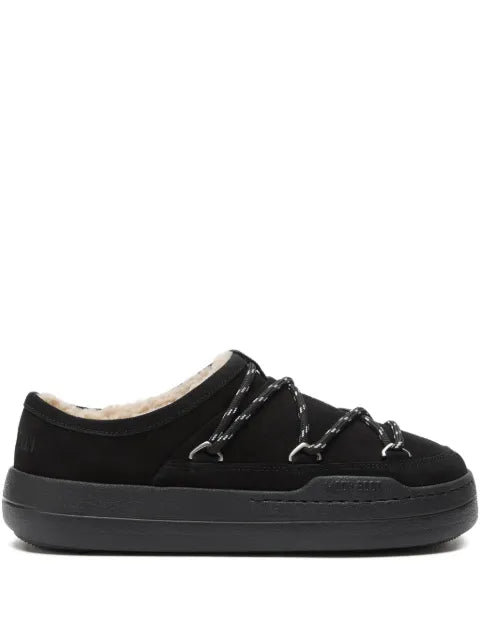 Moon Boot Park lace-detail shearling slippers