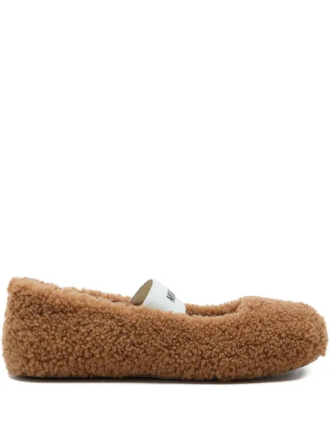 Moon Boot shearling ballerinas