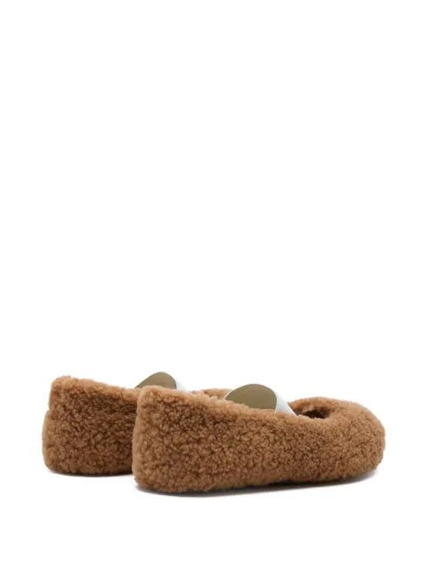 Moon Boot shearling ballerinas