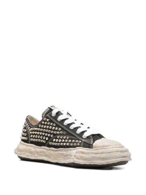 Maison MIHARA YASUHIRO "PETERSON23" OG sole studded canvas low-top sneakers