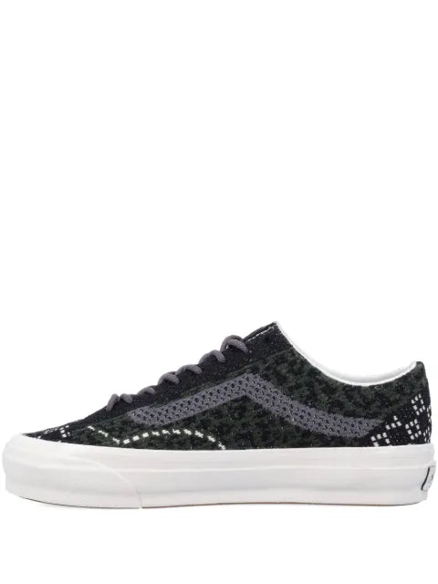 Vans Premium Old Skool patterned-knit low-top sneakers