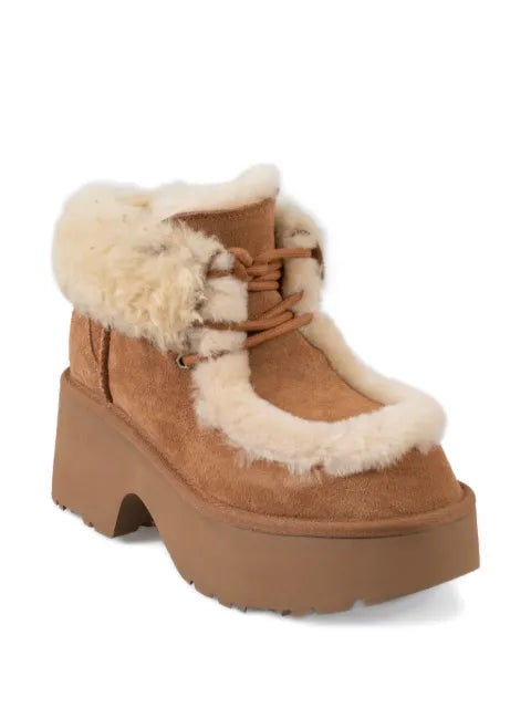UGG Esmee shearling lace-up boots