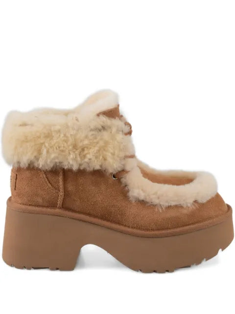 UGG Esmee shearling lace-up boots