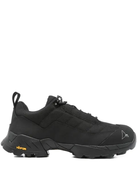ROA quilted lace-up sneakers